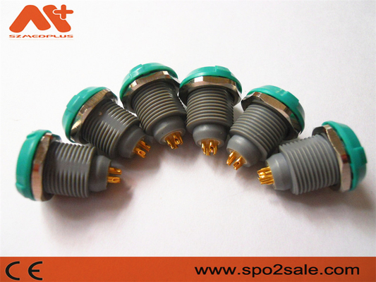 (G51M08-P04LJG0-0080) 1P পুশ 4 পিন একক খাঁজ প্লাস্টিক সকেট, প্লাস্টিক, সবুজ