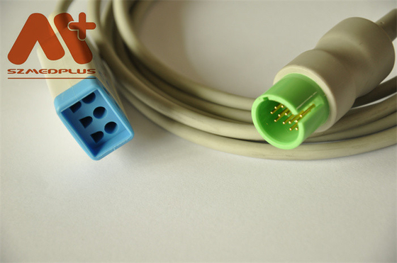 Spacelabs সামঞ্জস্যপূর্ণ 3 লিড ECG ট্রাঙ্ক কেবল - 700-0008-08