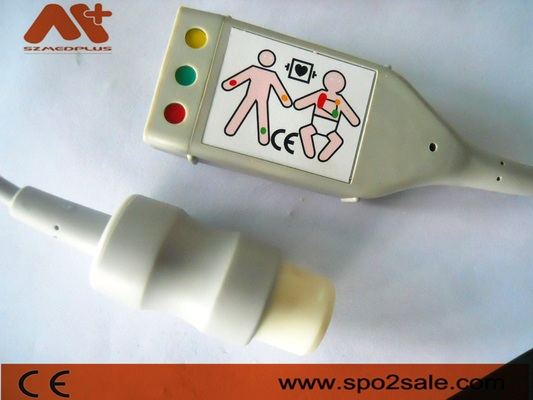 ফিলিপস সামঞ্জস্যপূর্ণ 3 লিড ECG ট্রাঙ্ক কেবল - M1590A