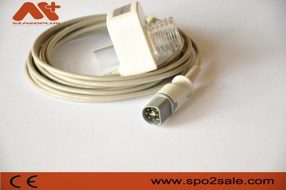 8 পিন ফিলিপস EtCO2 সেন্সর TPU M2501A Co2 সেন্সর মূলধারার ক্যাপনোগ্রাফি