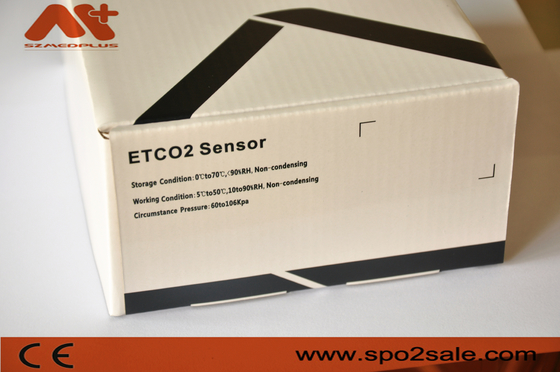 8 পিন ফিলিপস EtCO2 সেন্সর TPU M2501A Co2 সেন্সর মূলধারার ক্যাপনোগ্রাফি