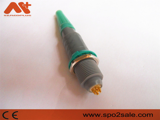 (G51M08-P04LJG0-0080) 1P পুশ 4 পিন একক খাঁজ প্লাস্টিক সকেট, প্লাস্টিক, সবুজ