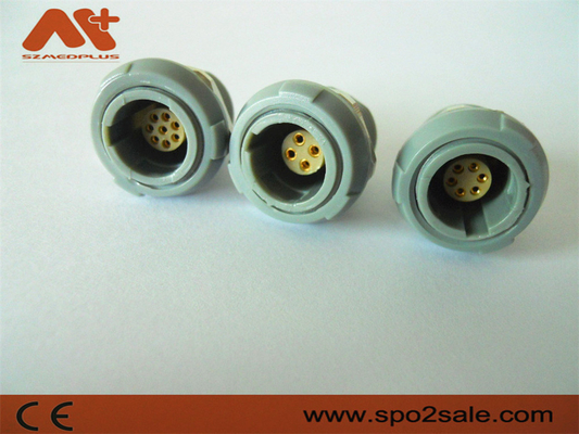 (G51M07-P06LFD0-0070) 1P পুশ 6 পিন একক খাঁজ প্লাস্টিক সকেট, প্লাস্টিক, ধূসর
