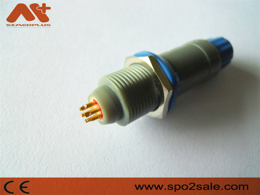 (S21M07-P05MJG0-527S) 1P পুশ 5 পিন একক খাঁজ প্লাস্টিক সংযোগকারী, ধূসর শেল, ব্লু স্লিভ, 5.0 মিমি তারের জন্য