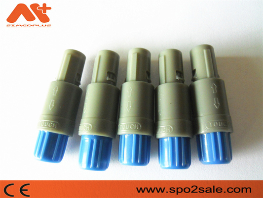 (S11ME7-P07MFD0-5260) 1P পুশ 7 পিন প্লাস্টিক সংযোগকারী, গ্রে শেল, নীল, ডুয়াল 80 কী