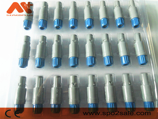 (S11ME7-P07MFD0-5260) 1P পুশ 7 পিন প্লাস্টিক সংযোগকারী, গ্রে শেল, নীল, ডুয়াল 80 কী