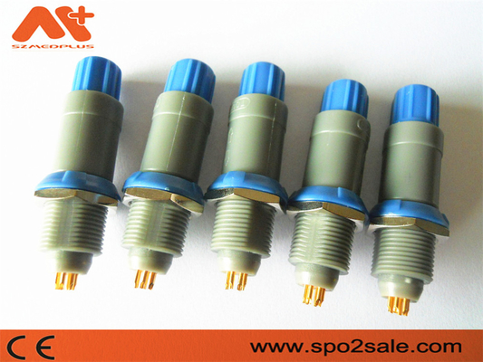 (S11ME7-P07MFD0-5260) 1P পুশ 7 পিন প্লাস্টিক সংযোগকারী, গ্রে শেল, নীল, ডুয়াল 80 কী
