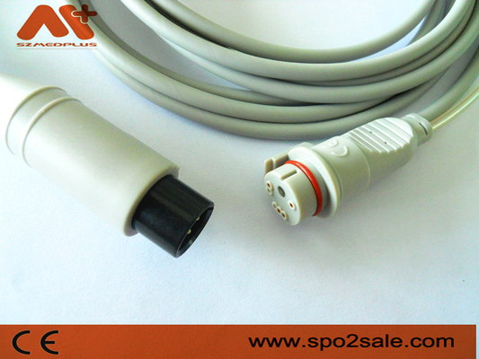 AAMI Spacelabs to BD সামঞ্জস্যপূর্ণ IBP অ্যাডাপ্টার কেবল 690-0021-00