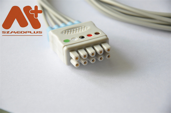 GE Healthcare Marquette ECG রোগীর কেবল 5 লিড স্ন্যাপ 411202-001