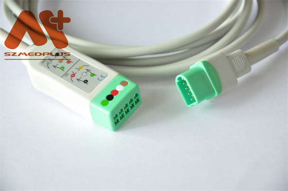 ডেটাস্কোপ সামঞ্জস্যপূর্ণ Mindray ECG ট্রাঙ্ক কেবল 2.5M 0012-00-1745-01