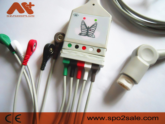 ফিলিপস সামঞ্জস্যপূর্ণ 5 লিড ECG ট্রাঙ্ক কেবল - M1520A