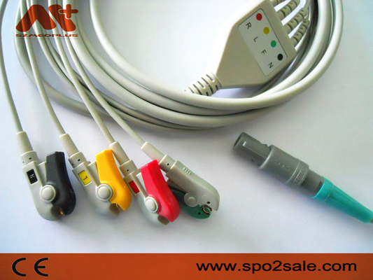 Petas 165R, 260R, 300, K-250, KMA160R সামঞ্জস্যপূর্ণ ডাইরেক্ট-কানেক্ট ইসিজি কেবল