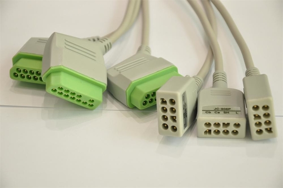 Nihon Kohden সামঞ্জস্যপূর্ণ ECG রোগীর তারের 6 লিড JC-906PA