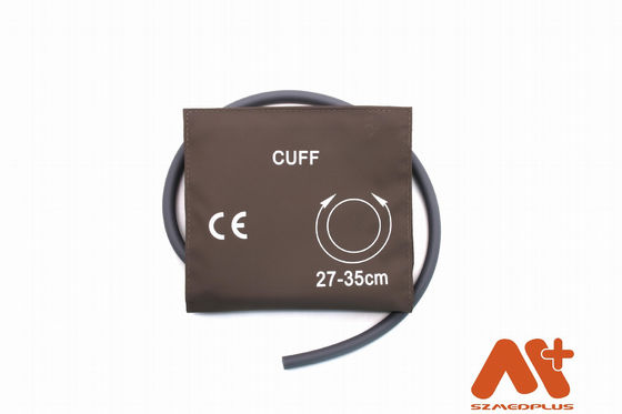 একক পায়ের পাতার মোজাবিশেষ সঙ্গে PU উপাদান প্রাপ্তবয়স্ক NIBP কাফ 27cm M1574A ফিলিপস